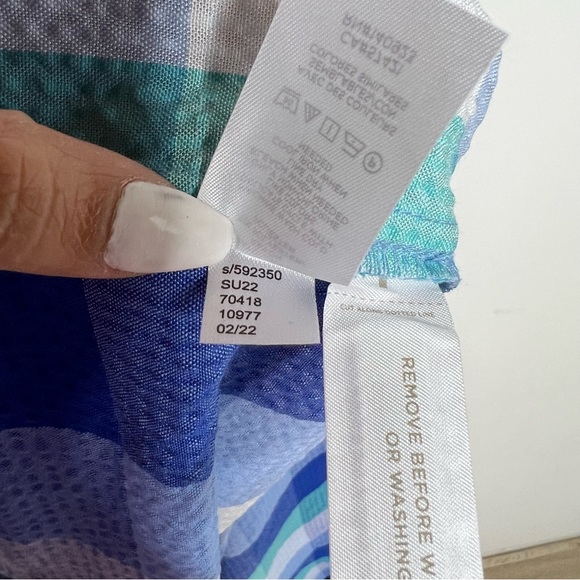 LOFT Plaid Cutout Back Midi Pocket Dress - Picture 15 of 15